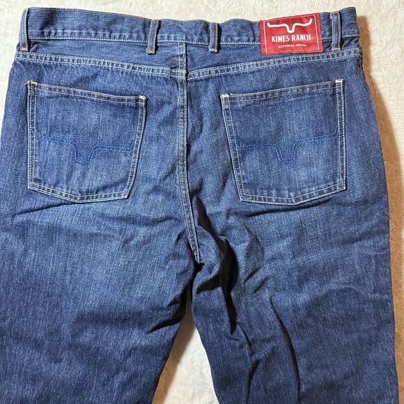 Kimes Ranch Dillon 38x32 Bootcut Western Cowboy Ranch Dark Wash Men’s Jeans - Picture 9 of 12